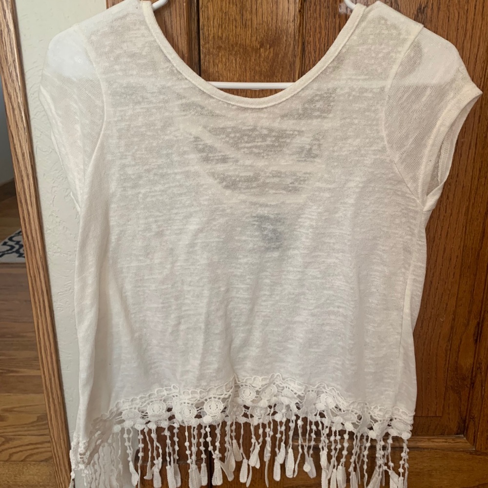 White beach coverup